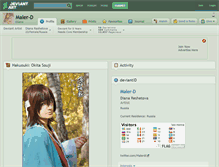 Tablet Screenshot of maler-d.deviantart.com
