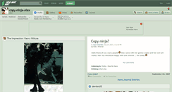 Desktop Screenshot of copy-ninja-alex.deviantart.com