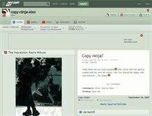 Tablet Screenshot of copy-ninja-alex.deviantart.com