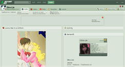 Desktop Screenshot of dire-lie.deviantart.com