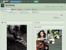 Tablet Screenshot of hokoritamashi.deviantart.com