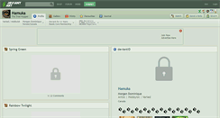 Desktop Screenshot of hamuka.deviantart.com