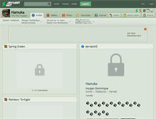 Tablet Screenshot of hamuka.deviantart.com
