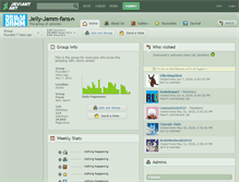 Tablet Screenshot of jelly-jamm-fans.deviantart.com