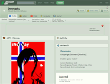 Tablet Screenshot of denmaaku.deviantart.com