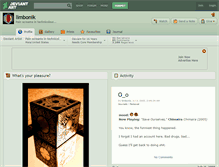 Tablet Screenshot of limbonik.deviantart.com