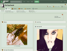 Tablet Screenshot of foryoursoul6.deviantart.com