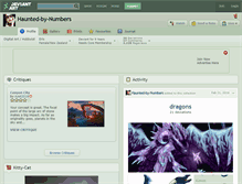 Tablet Screenshot of haunted-by-numbers.deviantart.com