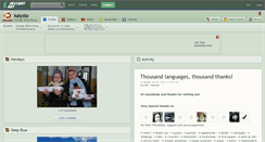 Desktop Screenshot of kalysto.deviantart.com