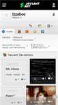 Mobile Screenshot of izzaboo.deviantart.com