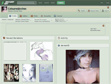 Tablet Screenshot of colouredarches.deviantart.com