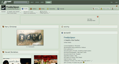 Desktop Screenshot of freddygipson.deviantart.com