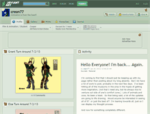 Tablet Screenshot of creon77.deviantart.com