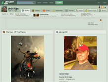 Tablet Screenshot of deskridge.deviantart.com