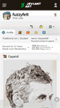 Mobile Screenshot of fuzzyfelt.deviantart.com