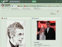 Tablet Screenshot of fuzzyfelt.deviantart.com