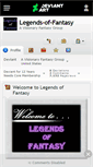 Mobile Screenshot of legends-of-fantasy.deviantart.com