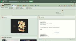 Desktop Screenshot of infantmind.deviantart.com