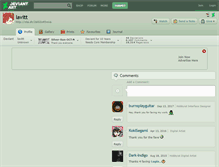 Tablet Screenshot of lavitt.deviantart.com