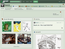Tablet Screenshot of eram24.deviantart.com