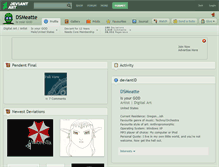 Tablet Screenshot of dsmeatte.deviantart.com