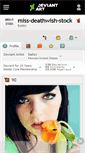 Mobile Screenshot of miss-deathwish-stock.deviantart.com