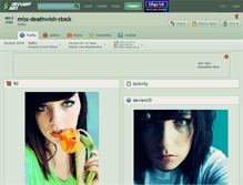 Tablet Screenshot of miss-deathwish-stock.deviantart.com