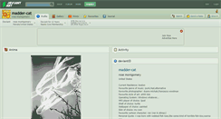 Desktop Screenshot of madder-cat.deviantart.com