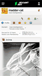 Mobile Screenshot of madder-cat.deviantart.com