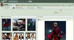 Desktop Screenshot of mehdic.deviantart.com
