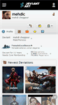 Mobile Screenshot of mehdic.deviantart.com