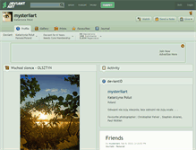 Tablet Screenshot of mysteriiart.deviantart.com