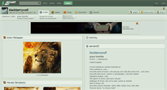 Desktop Screenshot of blackberrywolf.deviantart.com