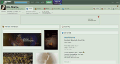 Desktop Screenshot of miss-rihanna.deviantart.com
