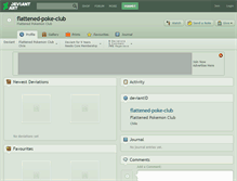 Tablet Screenshot of flattened-poke-club.deviantart.com