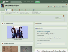 Tablet Screenshot of bartimaeustrilogyfc.deviantart.com