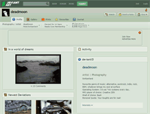 Tablet Screenshot of deadmoon.deviantart.com