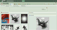 Desktop Screenshot of halucogen.deviantart.com