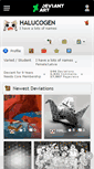 Mobile Screenshot of halucogen.deviantart.com