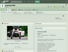 Tablet Screenshot of mustang-eddie.deviantart.com