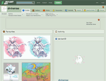 Tablet Screenshot of divinerose.deviantart.com