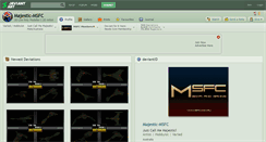 Desktop Screenshot of majestic-msfc.deviantart.com