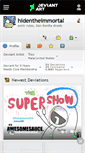 Mobile Screenshot of hidentheimmortal.deviantart.com