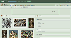 Desktop Screenshot of carlx.deviantart.com