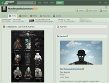 Tablet Screenshot of murderousautomaton.deviantart.com