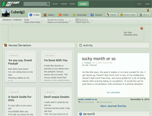 Tablet Screenshot of cubedg2.deviantart.com