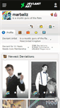Mobile Screenshot of marballz.deviantart.com