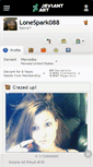 Mobile Screenshot of lonespark088.deviantart.com