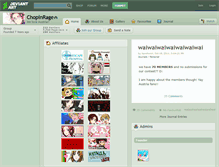 Tablet Screenshot of chopinrage.deviantart.com