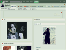 Tablet Screenshot of nozimi.deviantart.com